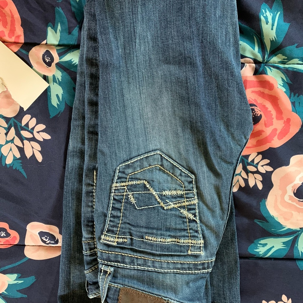 Buckle youth girl jeans